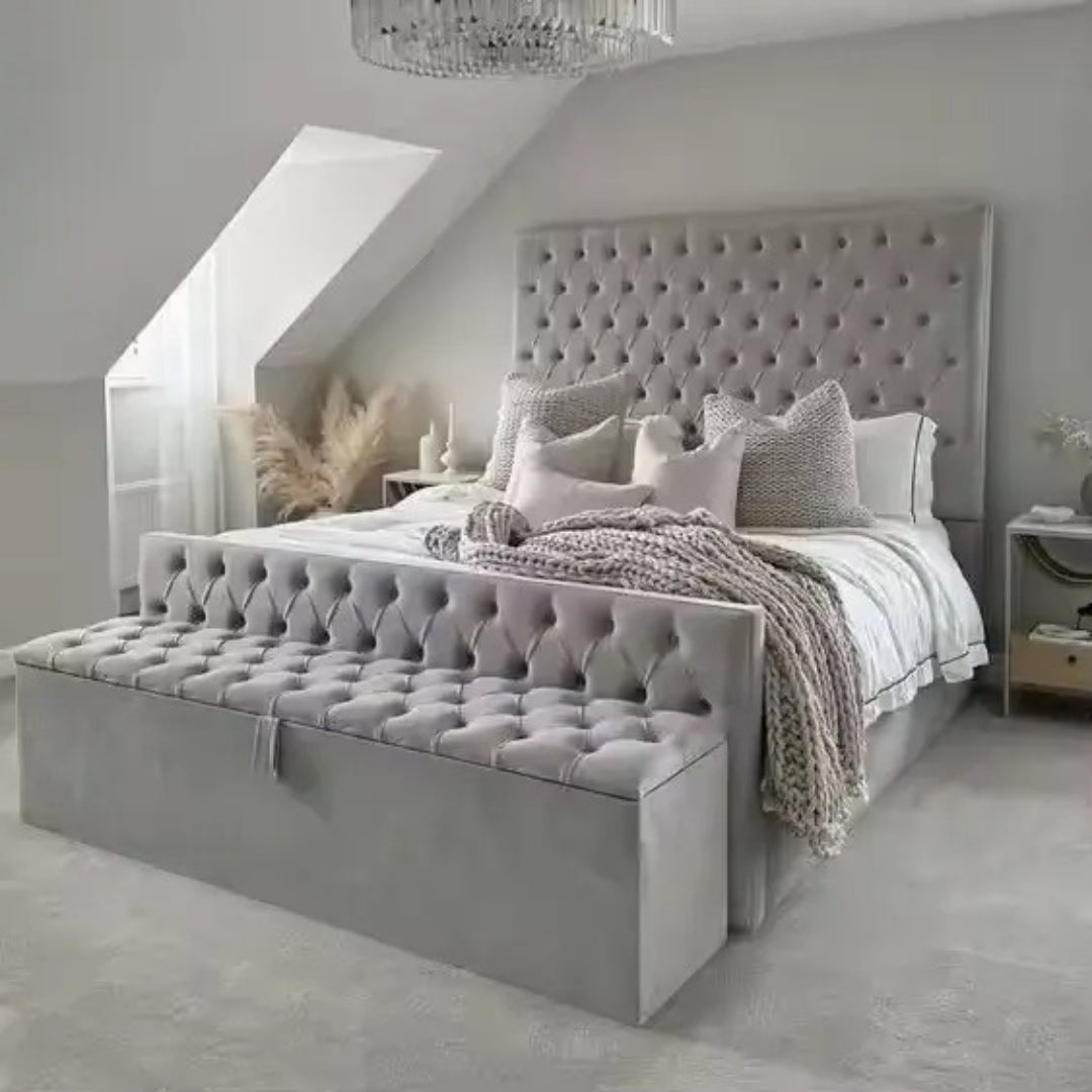 Arizona Chesterfield Ottoman Bed Frame - PREMIUM COMFORT LTD