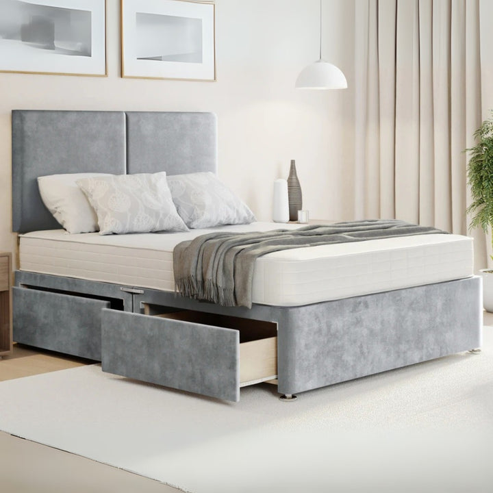 Arlo Velvet Divan Bed