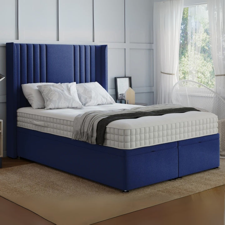 Mayfair Wingback Divan Bed With Storage