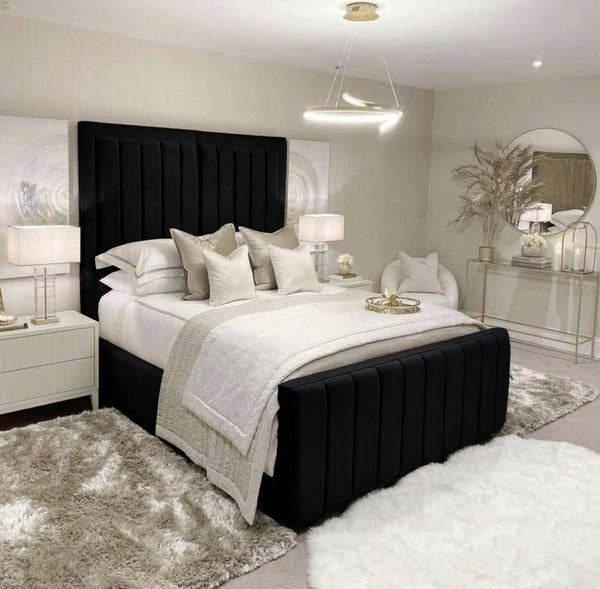 Monarch Linear Bed Frame With Mattress and Optional Storage