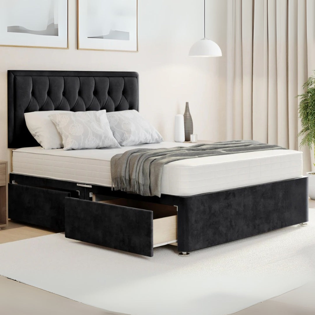 Serena Divan Bed Frame With Optional Mattress
