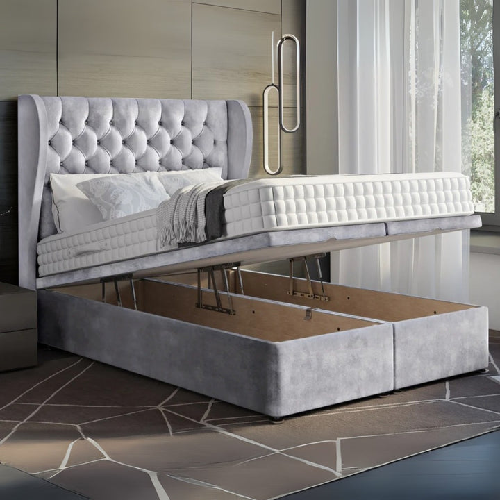 Supreme Comfort Wingback Divan Bed Frame