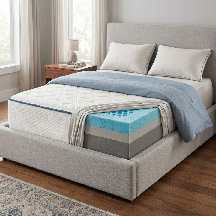 Cooling gel mattress support for hot sleepers