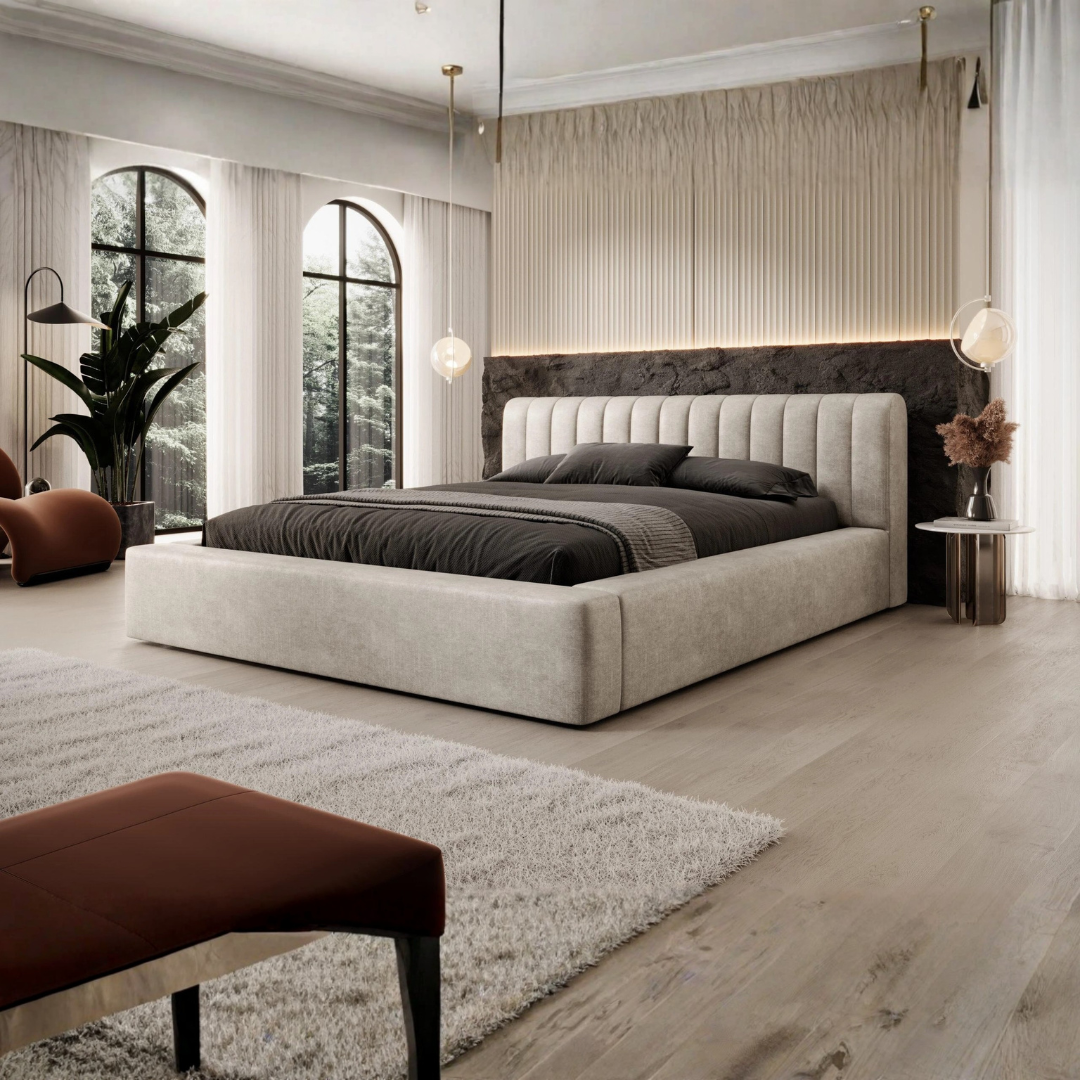 double bed and frame 2