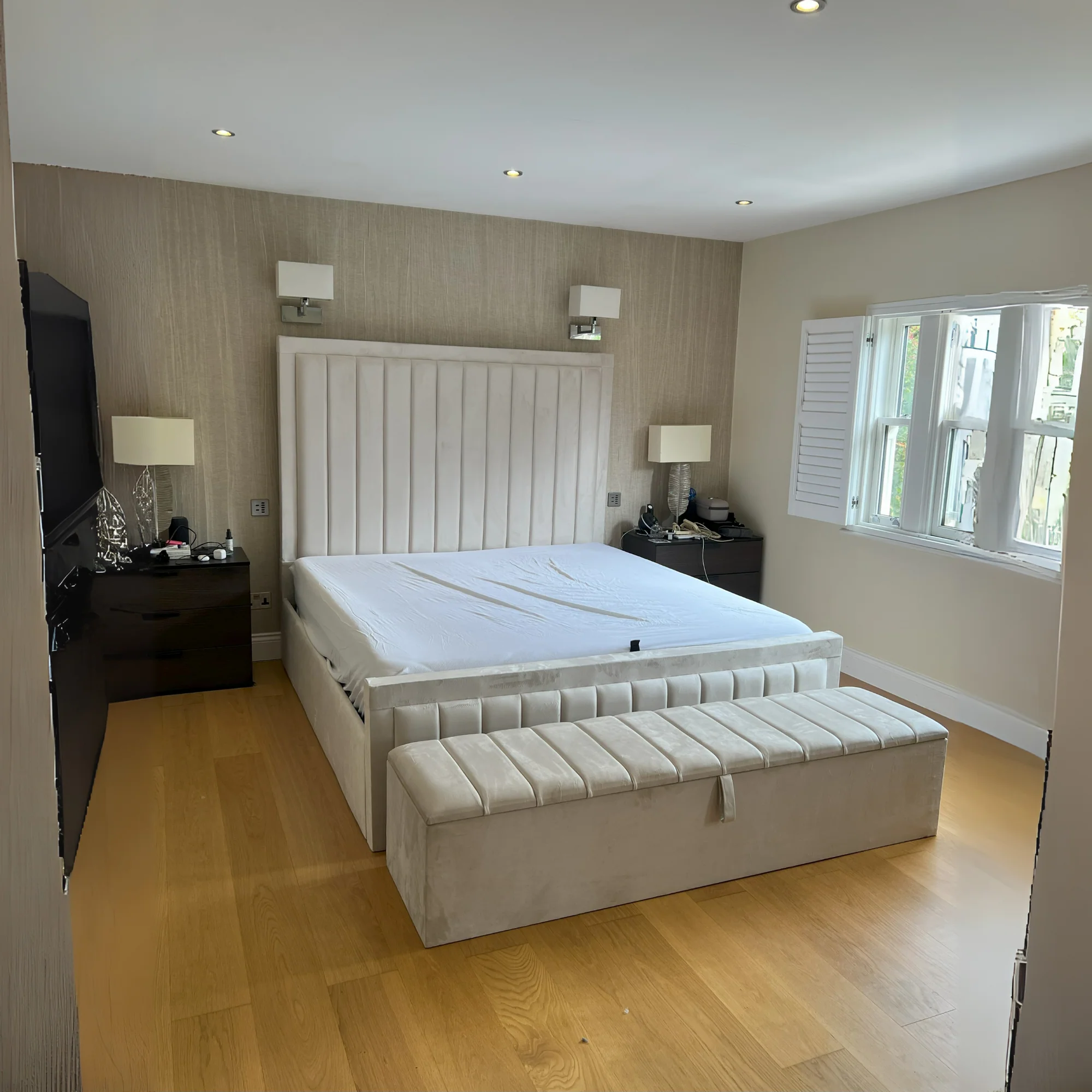 double bed frame with storage 3