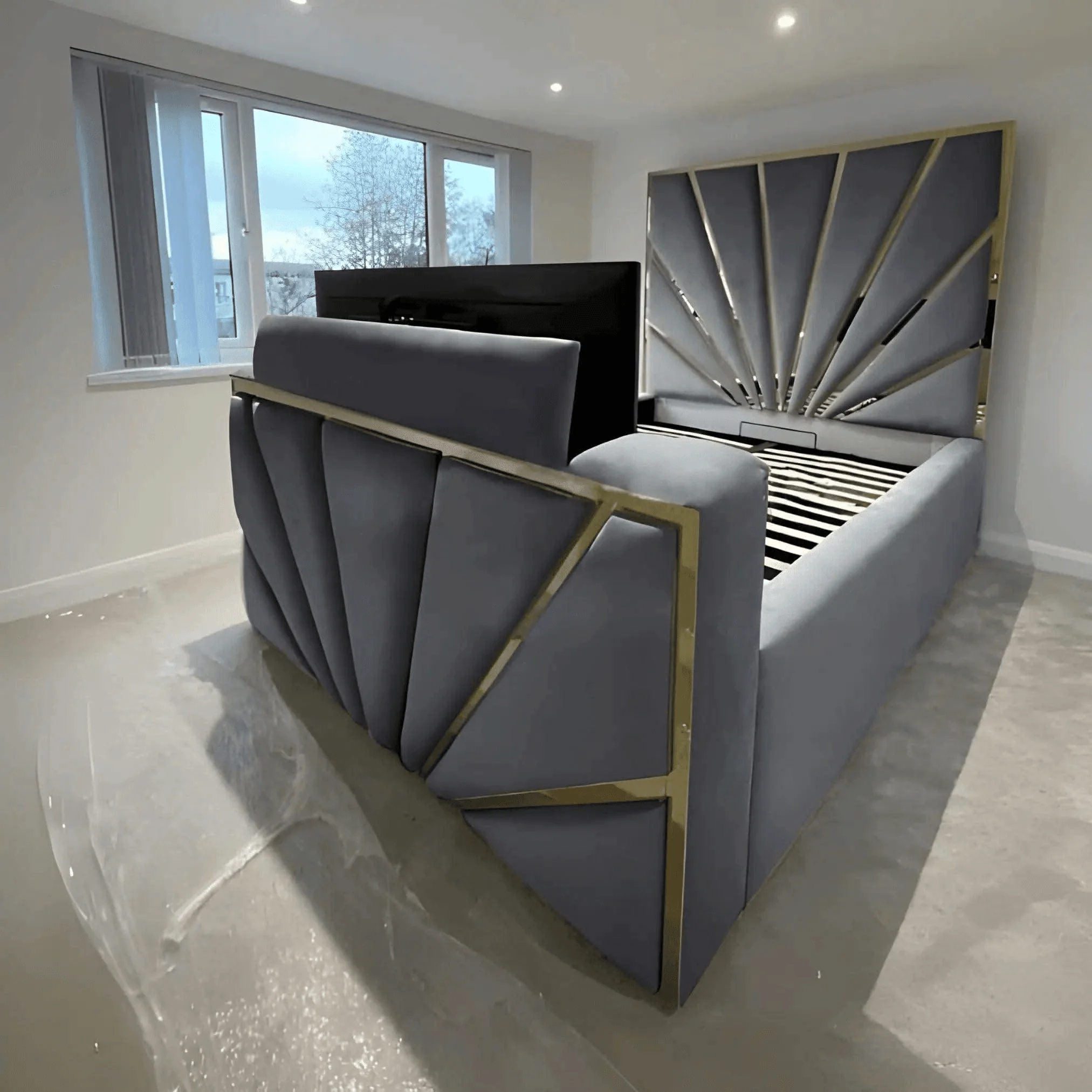 modern tv bed
